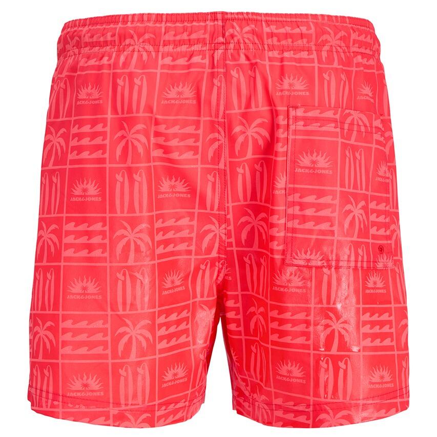 Heren Zwemshort Splash Magic Koraal Oranje 5/6