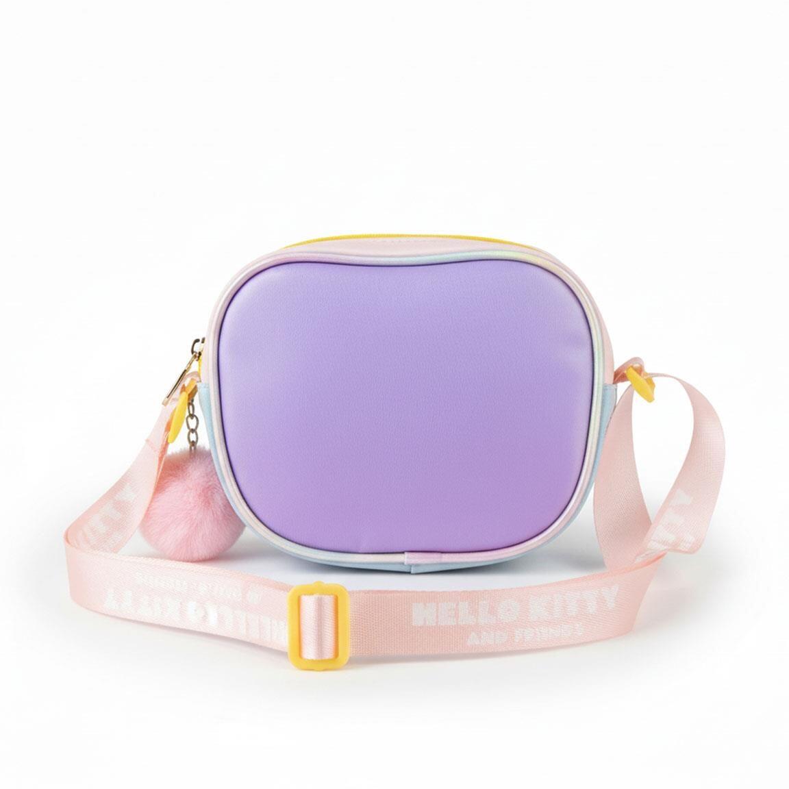 Sac à bandoulière pour enfant en forme de cœur Minnie Mouse avec nœud rose 2/5