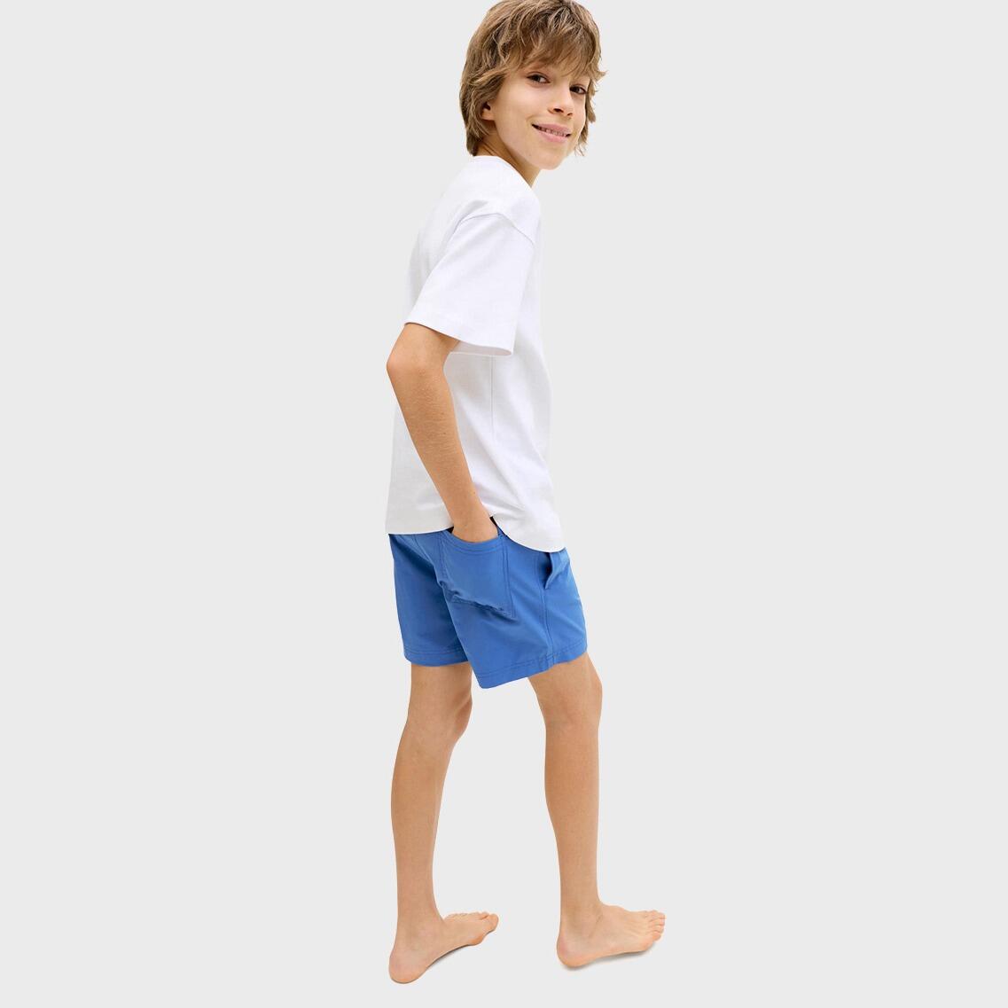Kids Zwemshort Double Waistband Surf Blauw II 5/7