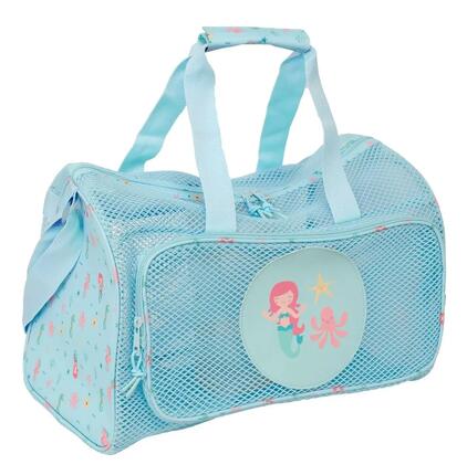 Sac de plage adulte pour le surf, avec bandoulière ajustable et poche - Bleu