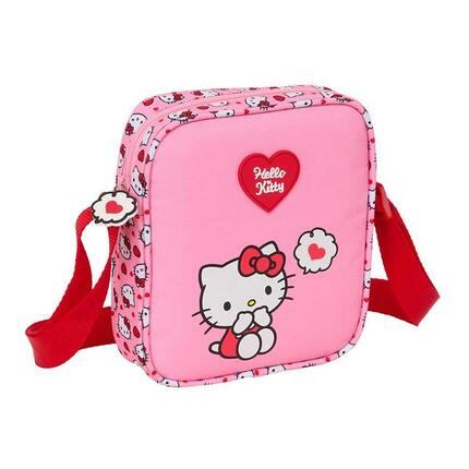 Sac de sport pour enfants Pembe Le Chat Rose avec bandoulière et poches - Bleu