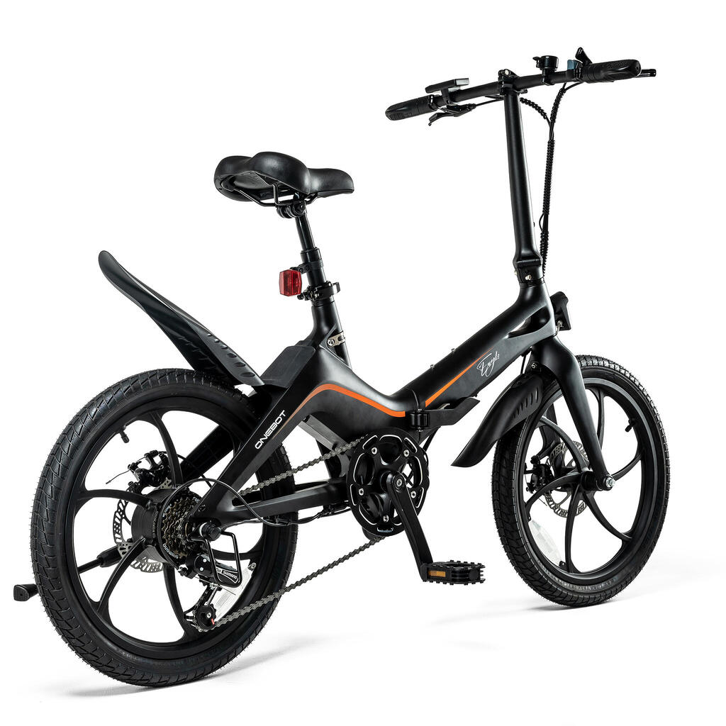 ONEBOT S9-Eagle Lightweight Foldable Electric Bike, 36V 10.2Ah Battery, Shimano