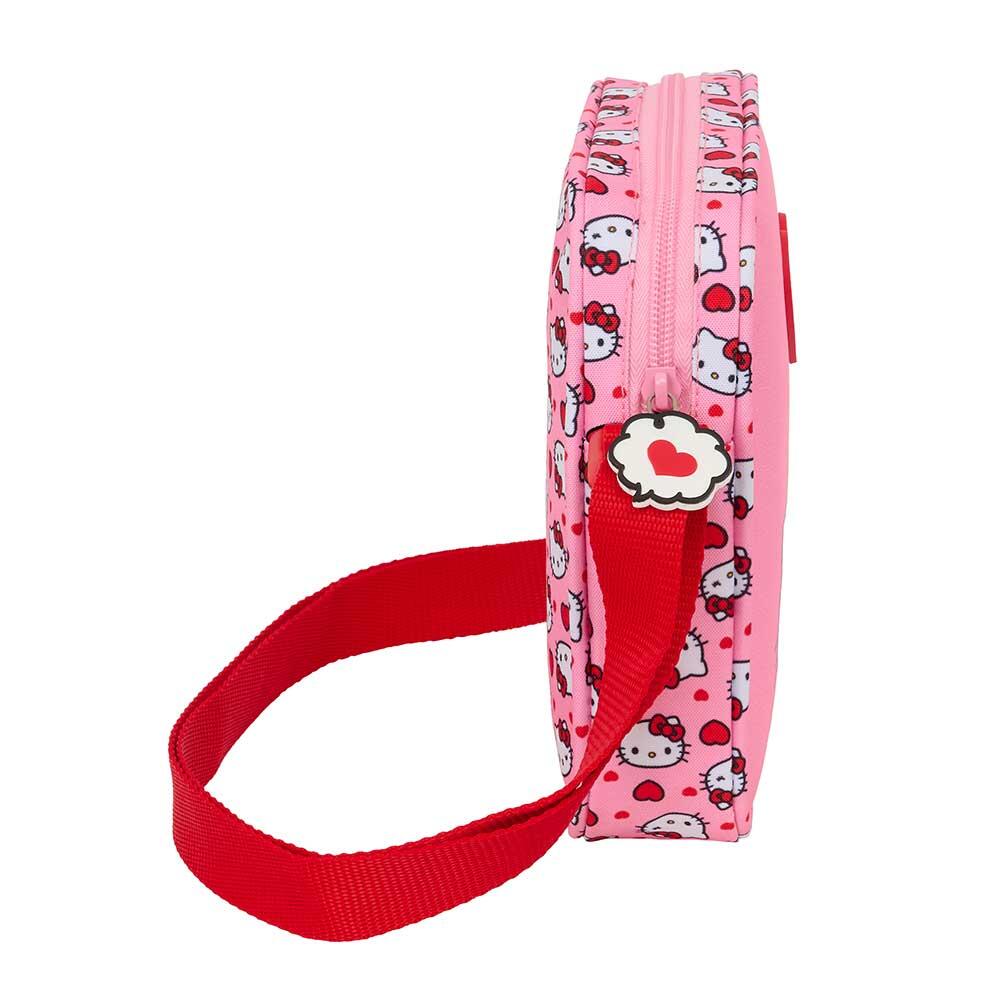 Sac de sport pour enfants Pembe Le Chat Rose avec bandoulière et poches - Bleu 3/3