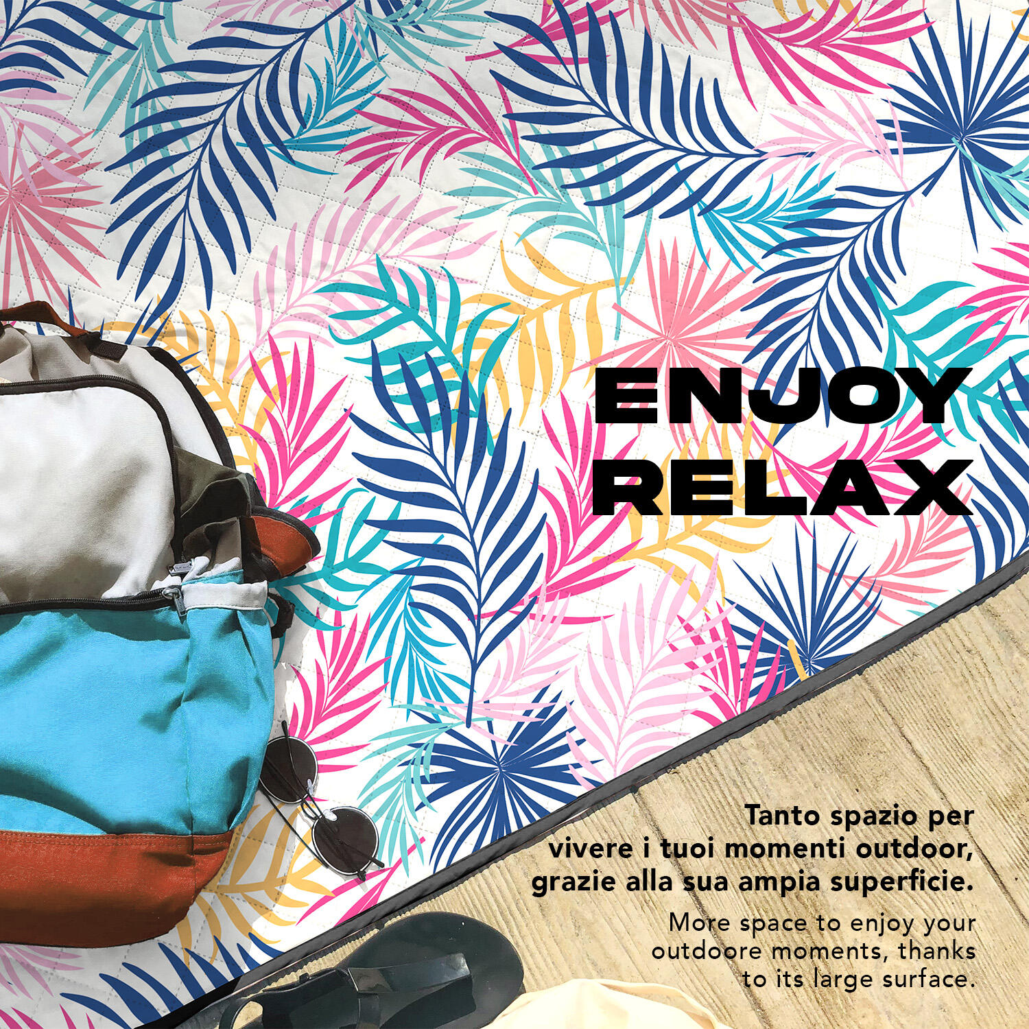 Telo Picnic Adulto Giungla 6/7