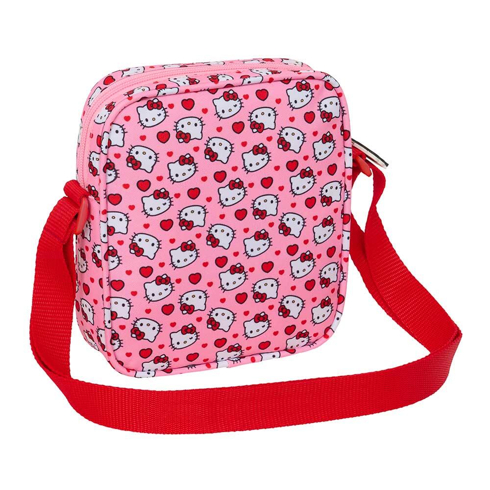 Sac de sport pour enfants Pembe Le Chat Rose avec bandoulière et poches - Bleu 2/3