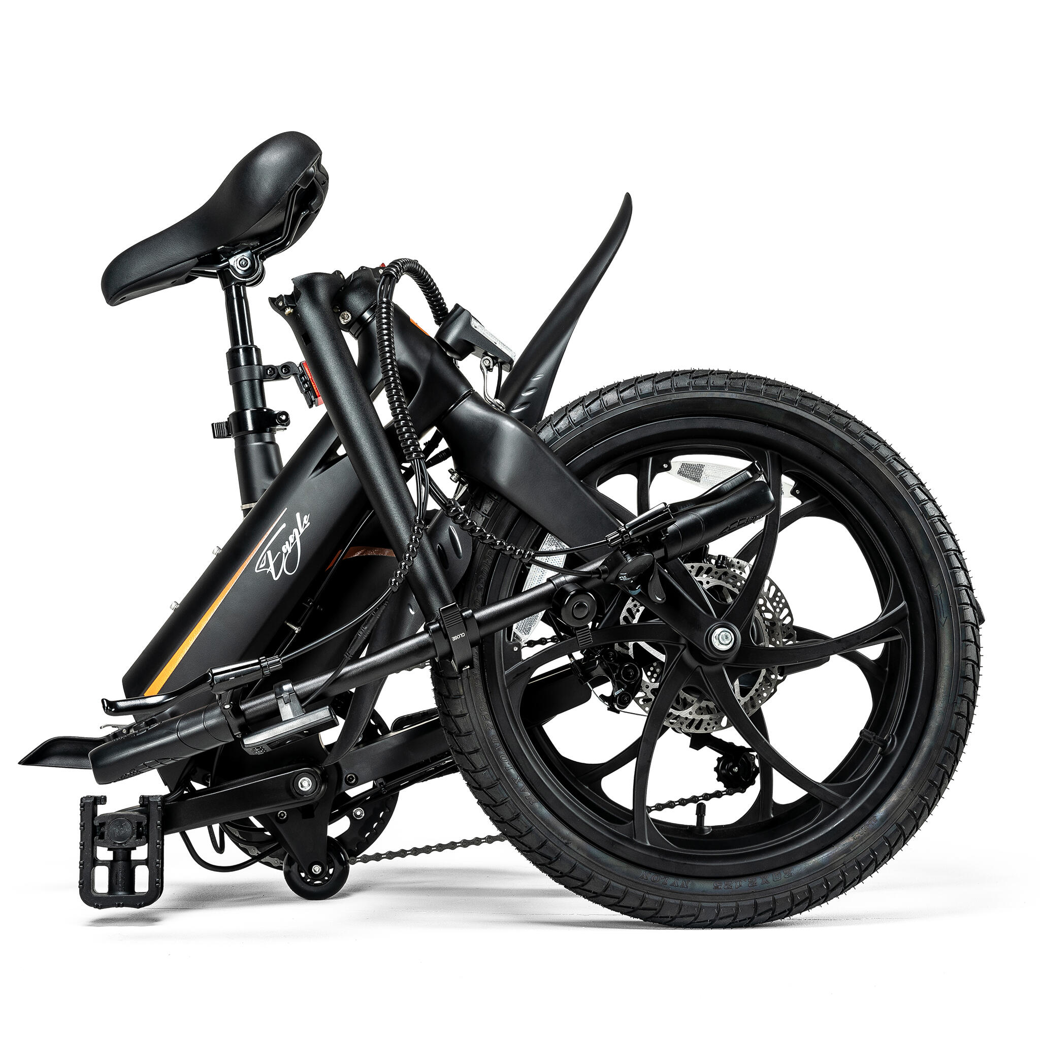 ONEBOT S9-Eagle Leichtes, faltbares Elektrofahrrad, 36V 10,2Ah Akku 7/7