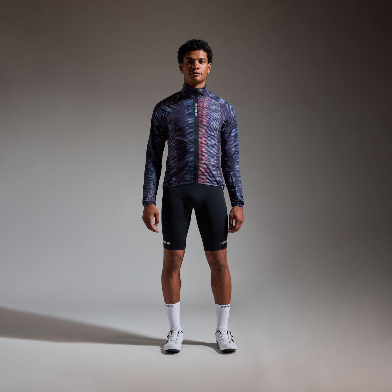 Veste Gore Wear Spinshift Pixel Bleu Rouge 6/6