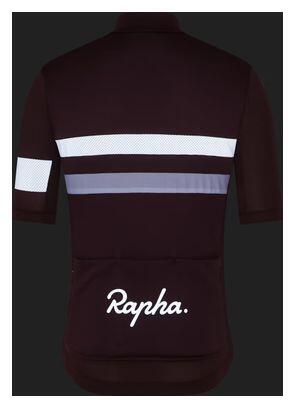 Maillot manches courtes Rapha Brevet Lightweight Violet/Blanc Homme 7/7