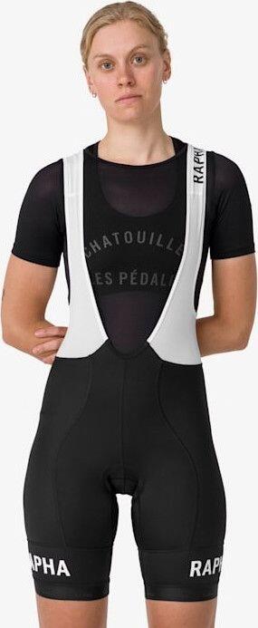 Cuissard Rapha Pro Team Training Bib Shorts Noir/Blanc Femme 3/5