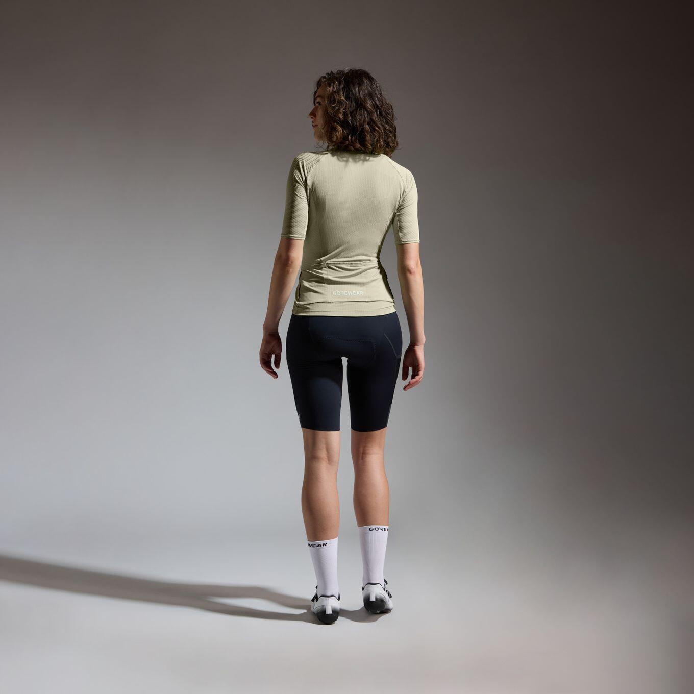 Gore Wear Spinshift kortarmshirt voor dames, beige 5/6