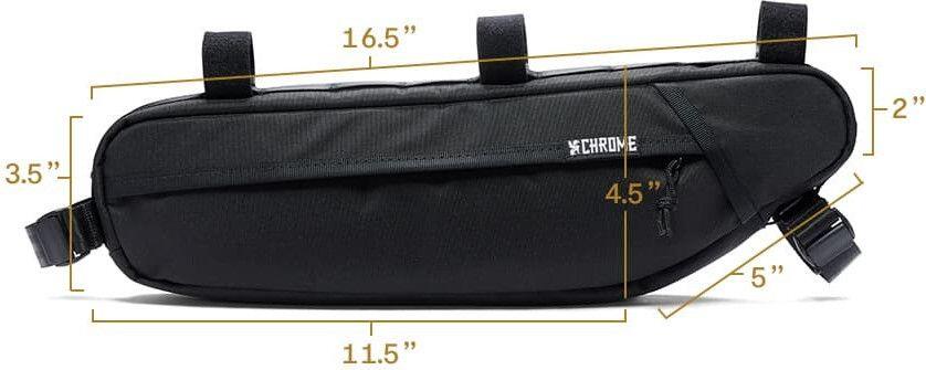 Sacoche de Cadre Chrome Holman Frame Bag S/M Noir XRF 4/4