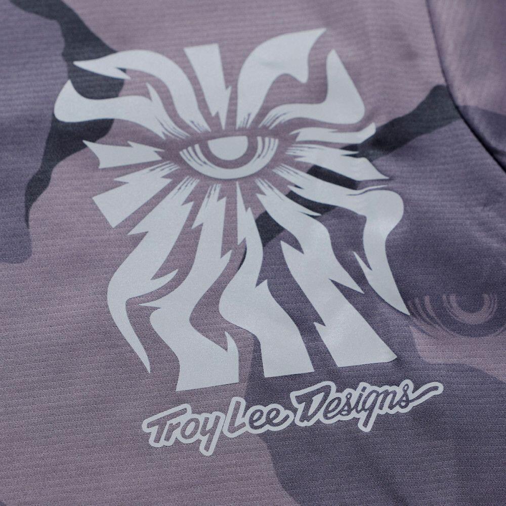 Maglia a maniche corte Troy Lee Designs Skyline Pro Grigio/Viola 3/5