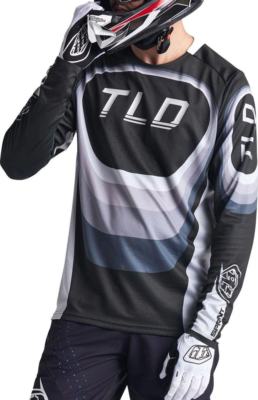 Maglia a maniche lunghe Troy Lee Designs Sprint Nero 4/6