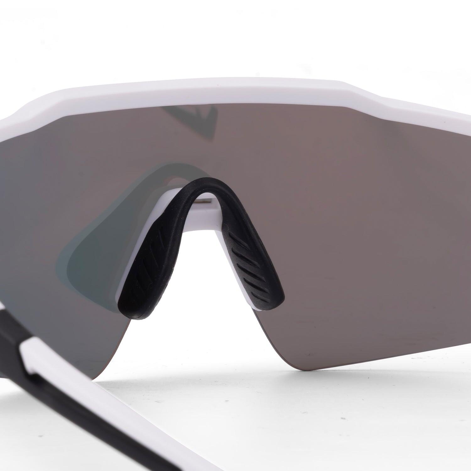 Pro Óculos ciclismo fotocromáticos & polarizados – 2 lentes – Branco 3/4