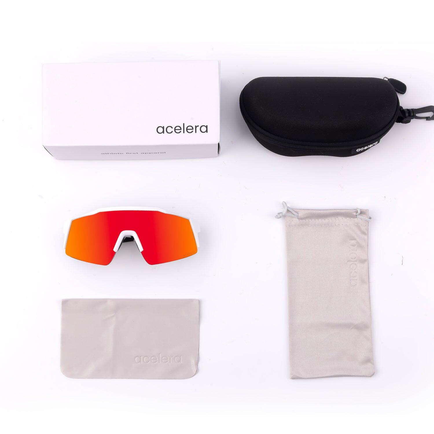 Pro Óculos ciclismo fotocromáticos & polarizados – 2 lentes – Branco 2/4