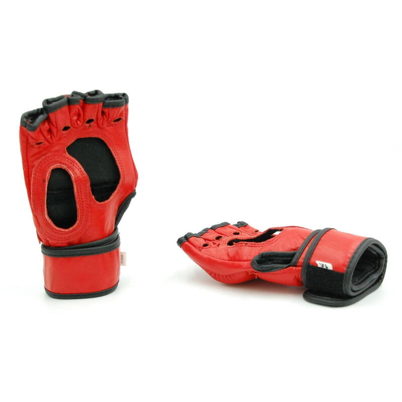 Rękawice skórzane MMA Evolution Red Pro