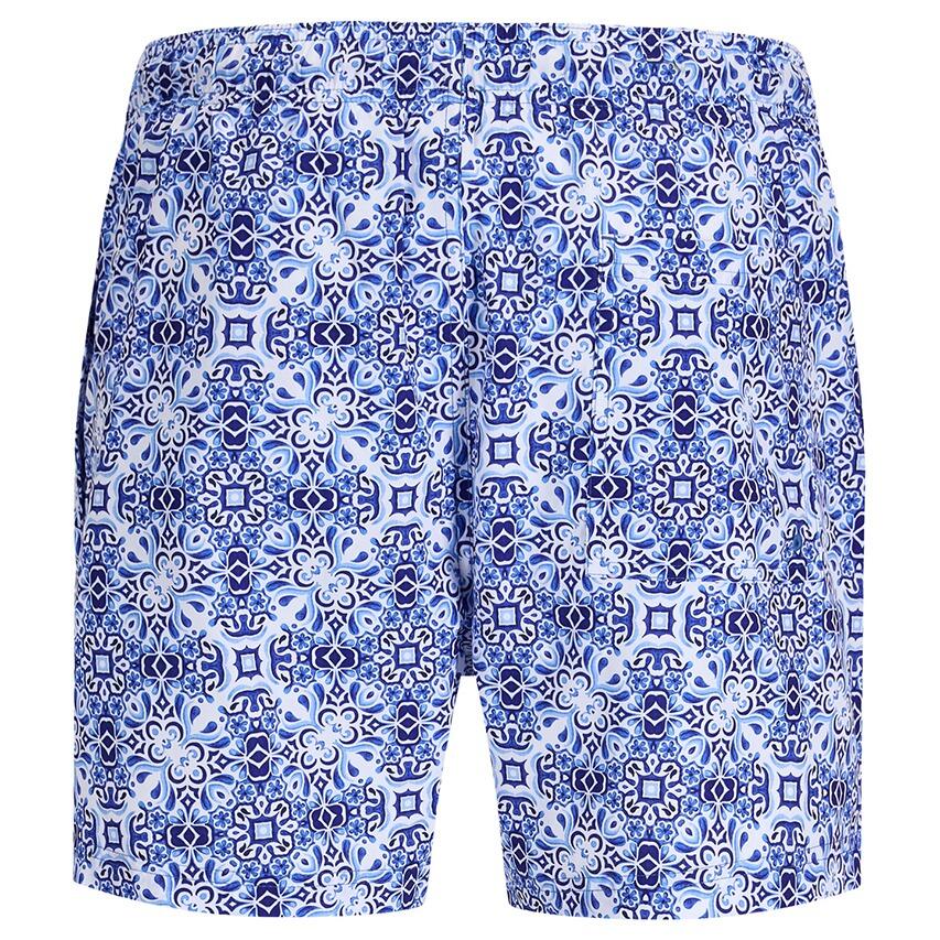 Heren Zwemshort Sand Mature Blauw & Wit Multi 4/6