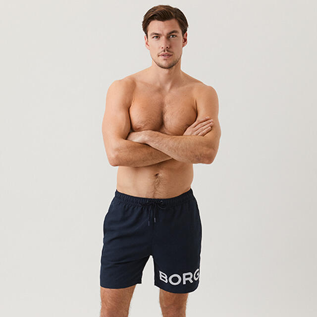 Heren Zwemshort Sheldon Blauw X 2/7