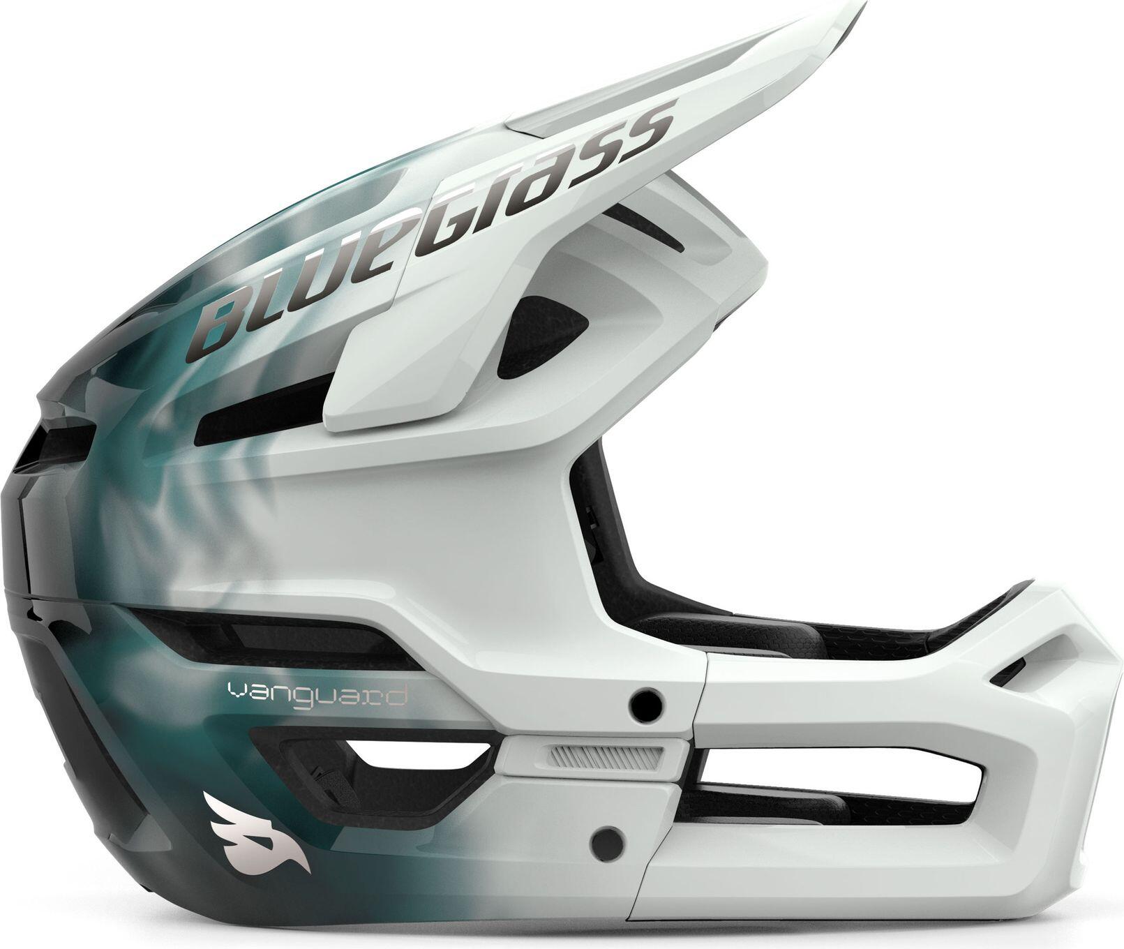 Bluegrass Vanguard Core Mips Casco integrale Bianco/Verde 3/4