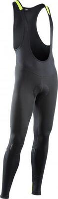 Northwave fast polar bib shorts zwart/fluorescerend geel