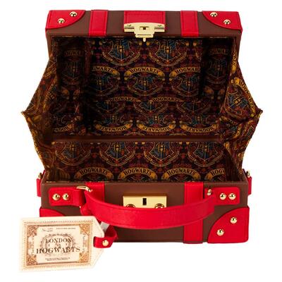 Borsa sportiva da adulto tipo valigia di Harry Potter con tracolla rossa