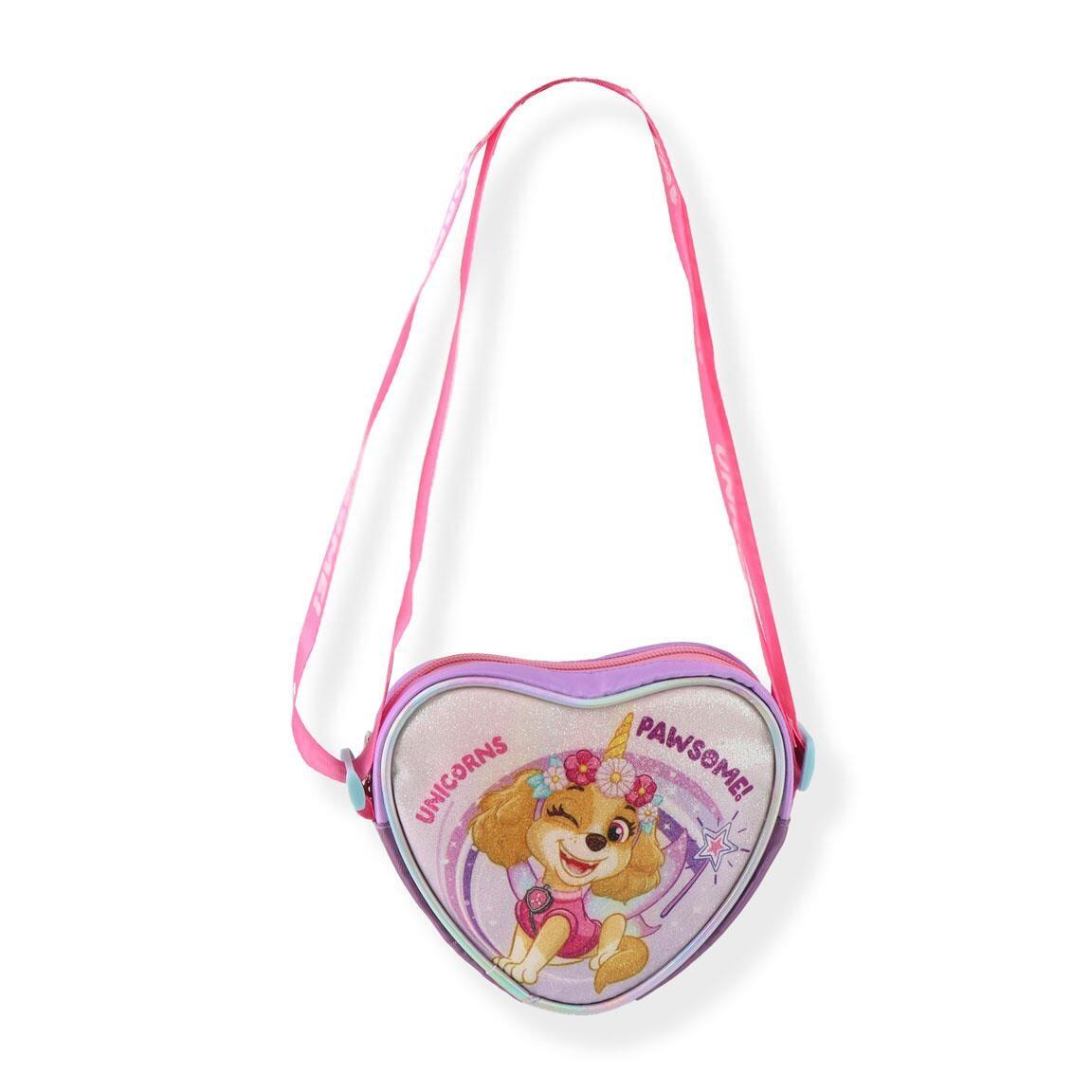 Borsa a mano da bambina Princess Heart con tracolla regolabile in poliestere 3/5