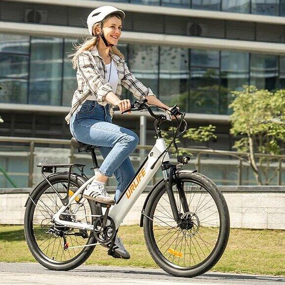 Bicicleta elétrica adulta E26 48V: pneu de 26". 7/7