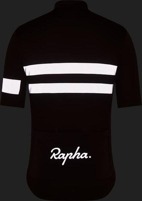 Maillot manches courtes Rapha Brevet Jersey Marron/Argent Homme 4/4