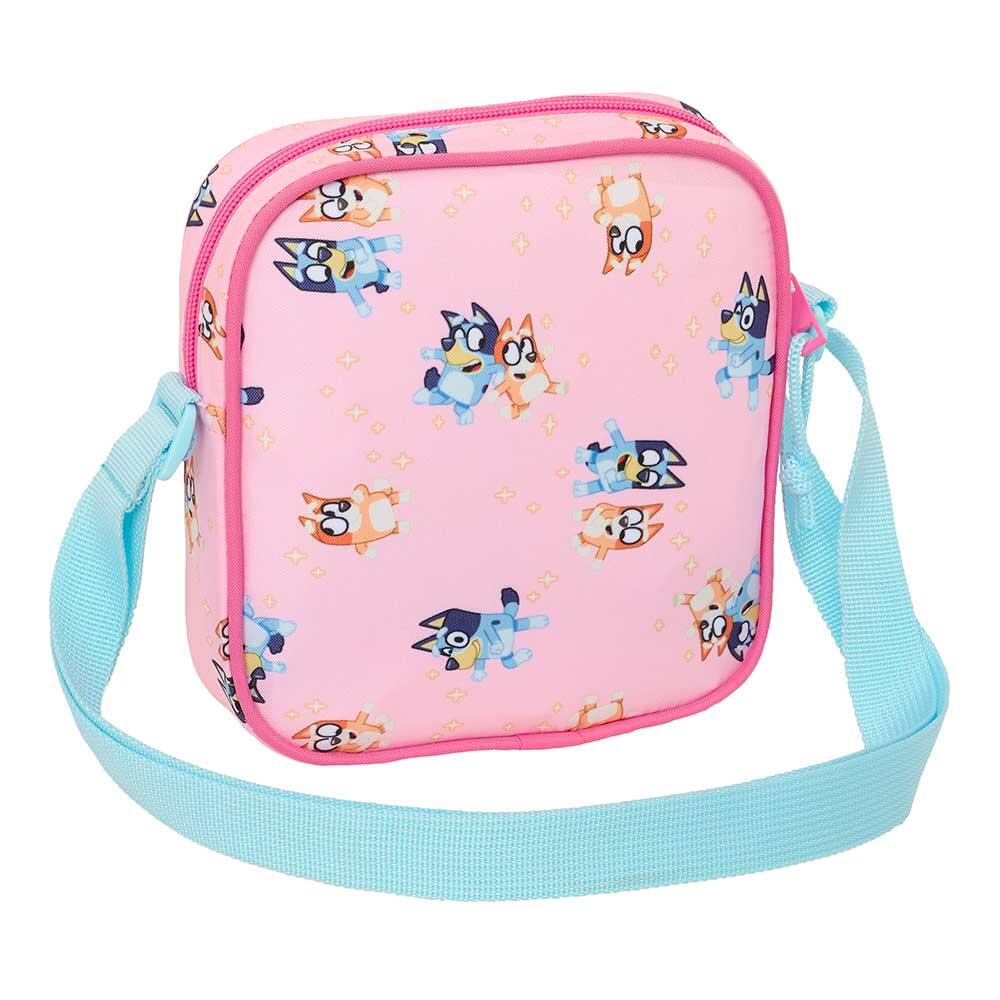 Saco de dormir infantil do Ursinho Pooh com cordões e bolso interno, verde-água 2/4
