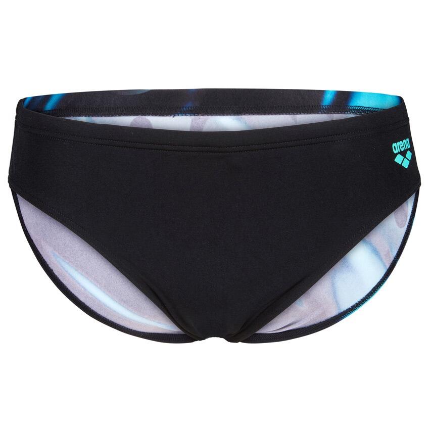Heren Placement Zwemslip Zwart & Blauw 7/7