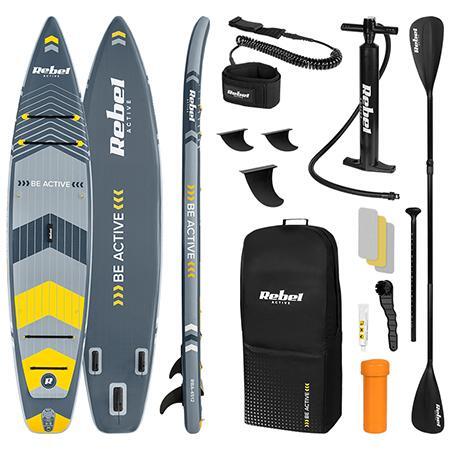 Deska SUP PRO Touring pompowana z siedziskiem do pływania 381 cm zestaw