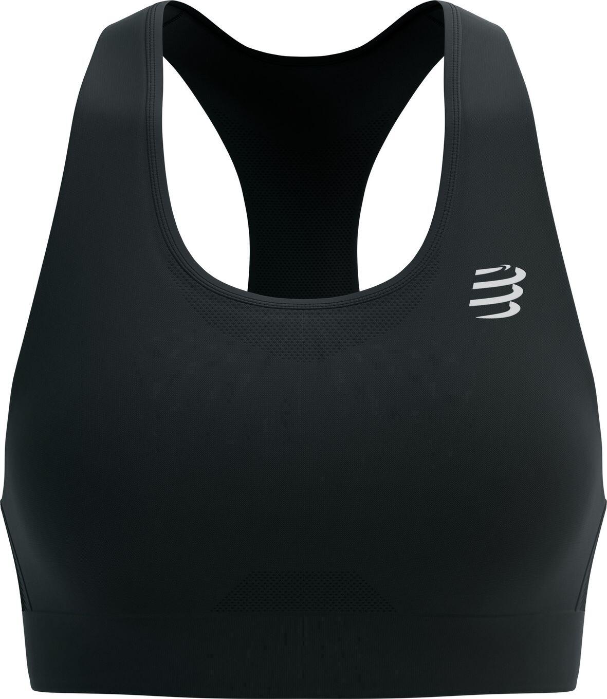 Reggiseno sportivo Compressport FeelFree Seamless Black 5/5