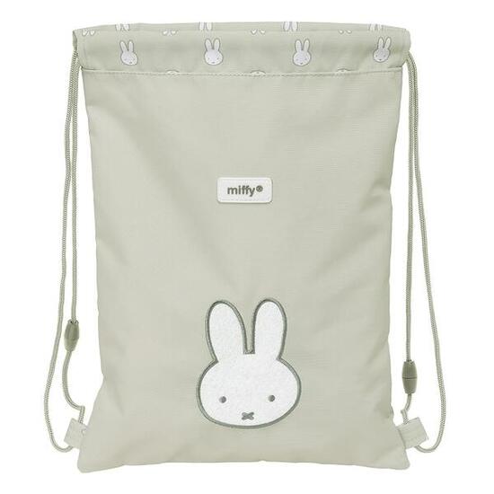 Sac de couchage plat Miffy pour enfants, en polyester recyclé, déperlant, vert