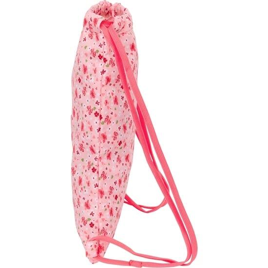 Sac de sport Minnie Mouse pour enfant avec bandoulière réglable, rose 3/4