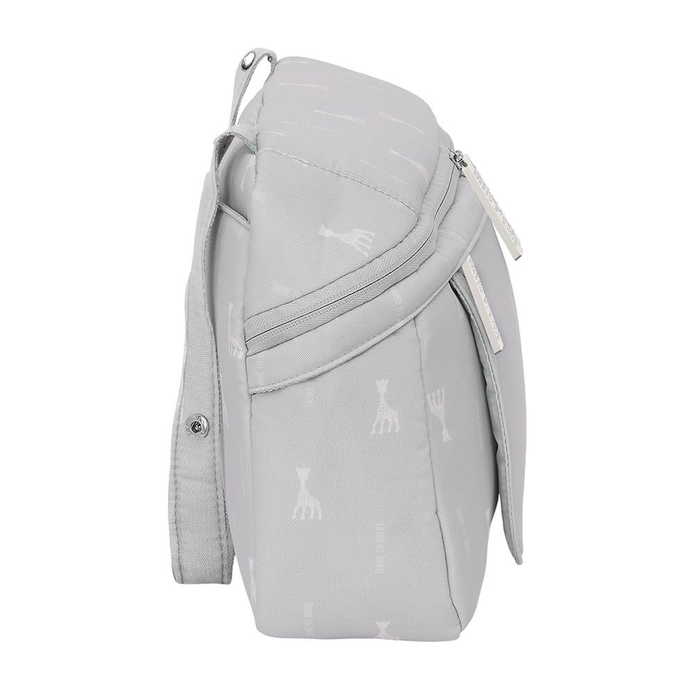 Sac à poussette Sophie La Girafe pour maman et bébé, imperméable, gris 3/5