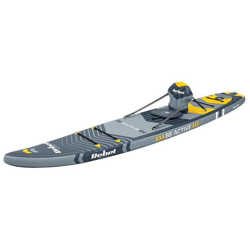 Deska SUP PRO Touring pompowana z siedziskiem do pływania 381 cm zestaw