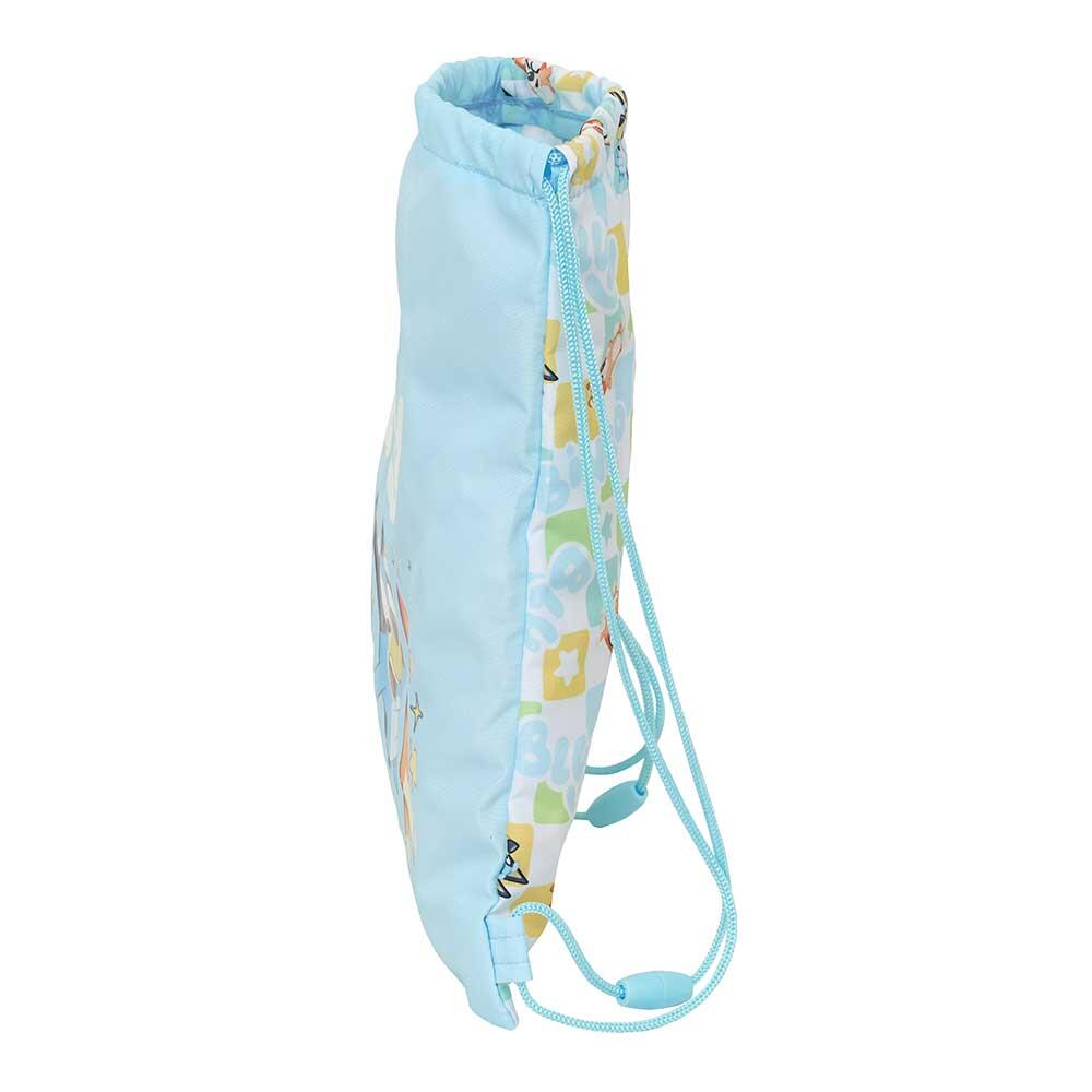 Mochila infantil In Bloom, modelo saco com cordão e bolso interno, rosa. 3/5