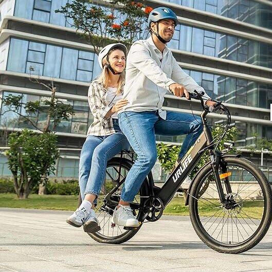 E26 bicicletă electrică pentru adulți, baterie 48V 10.4Ah și roți de 26 de inci