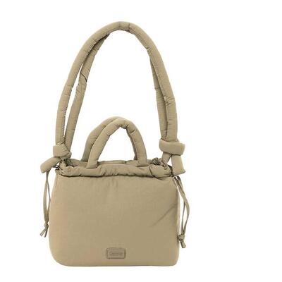 Zaino imbottito Moos per adulti con scomparto per laptop da 141" beige.