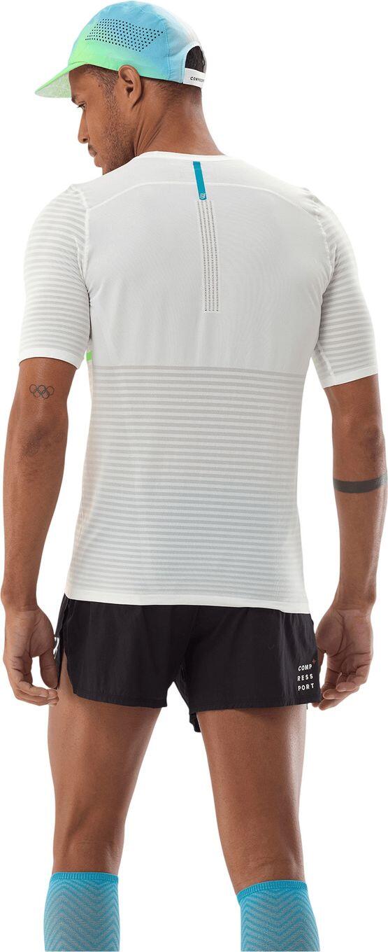 Maglia a maniche corte Compressport Pro Racing bianca da uomo 2/7