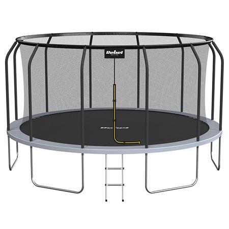 Trampolina ogrodowa dla dzieci Rebel Active z siatką ochronną 8ft/244 cm