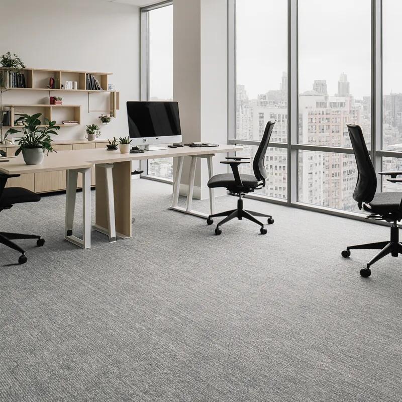 Alfombra  Moqueta en  loseta Viena Beige 50x50 (30M2) para yoga, pilates 4/7