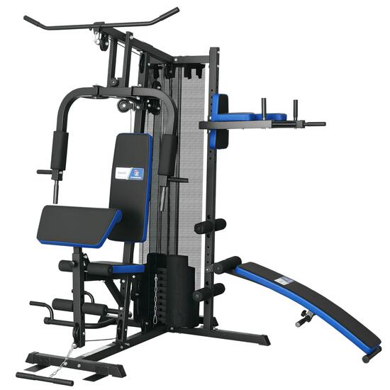Station de musculation multi-équipement collaboration Aosom.fr x FFHandball