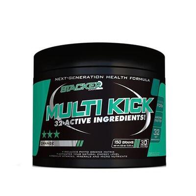 Stacker2 multi kick (150g) orange - vitaminen, mineralen & gezondheid
