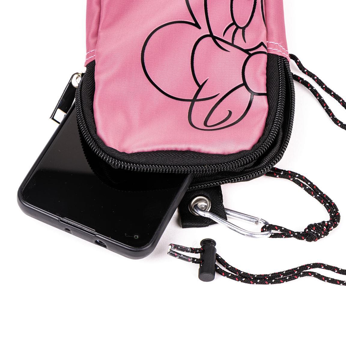 Bolsa de ombro infantil Kuromi com alça ajustável e zíper, rosa e lilás 6/7