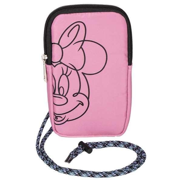 Bolsa de ombro infantil Kuromi com alça ajustável e zíper, rosa e lilás 5/7