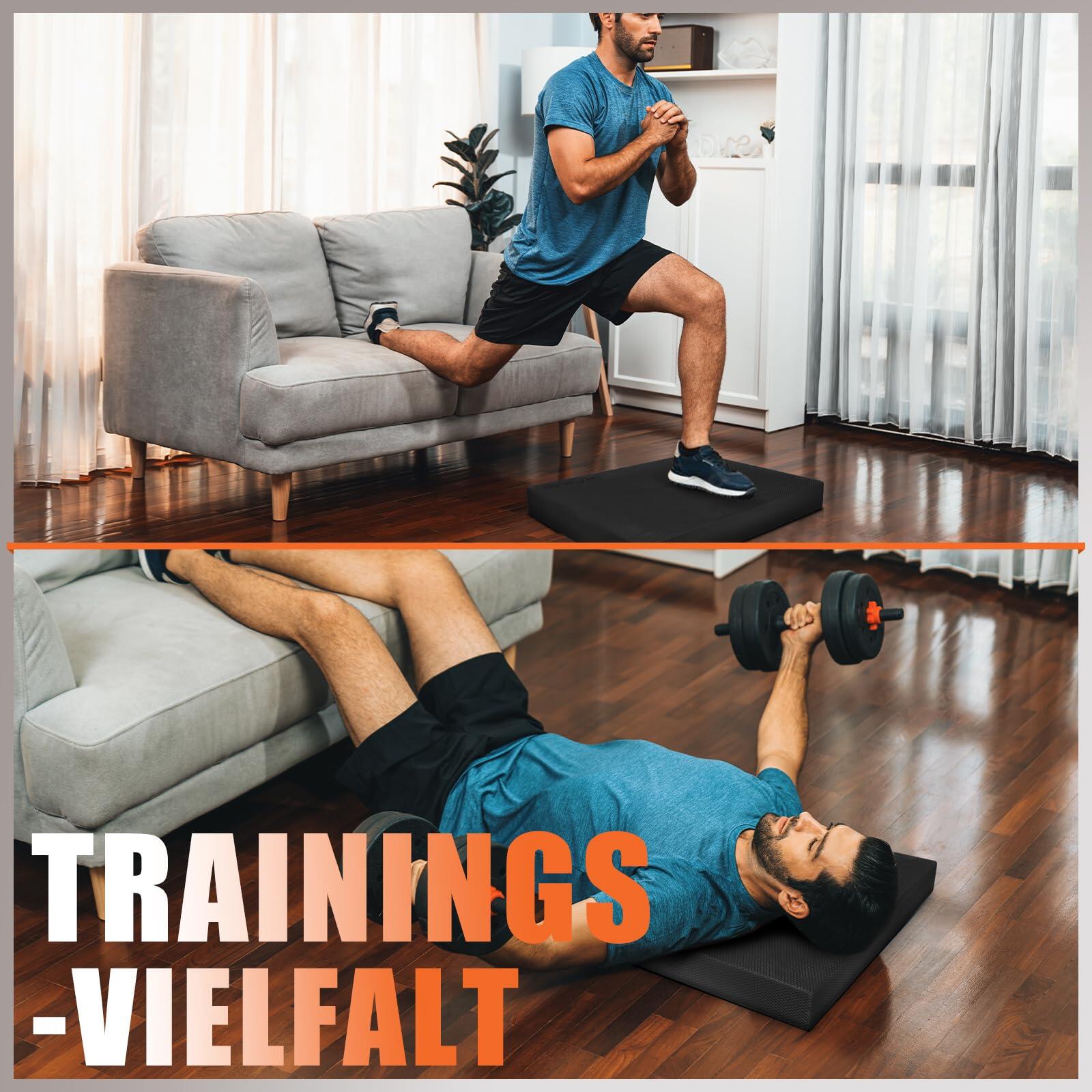 DH FitLife Balancekissen XL - Memory-Schaum, rutschfest, bis 150 kg 3/7