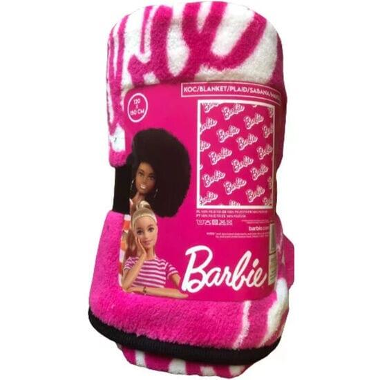 Plaid corail Barbie Enfant Multicolore