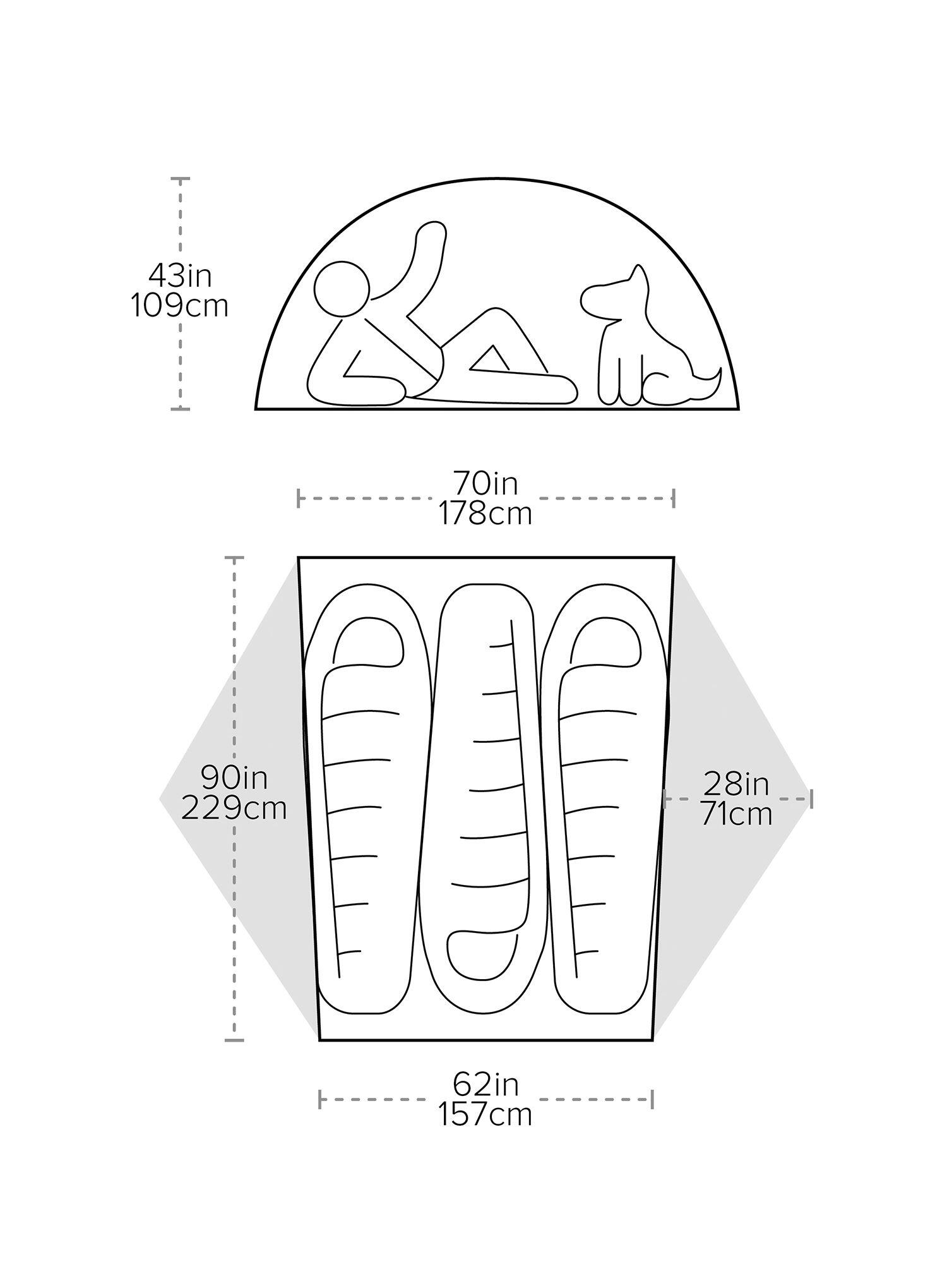 Namiot 3-osobowy Big Agnes Copper Spur UL 3 - tangelo 2/7