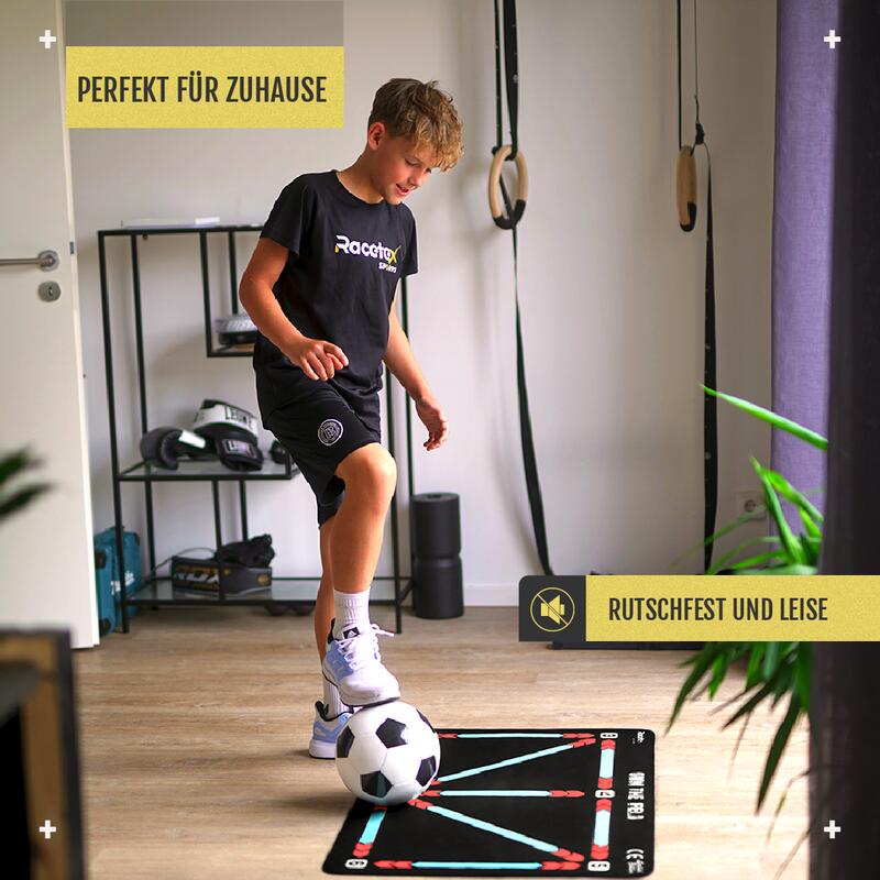 RACETEX Fußball Trainingsmatte Rot 5/6